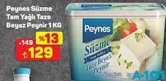PEYNES SÜZME TAM YAĞLI TAZE BEYAZ PEYNİR 1 KG